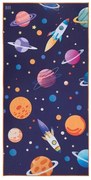 Beauty Home Πετσέτα θαλάσσης διπλής όψης παιδική Microfiber Αrt 2262 Μπλε