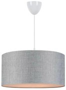 Φωτιστικό Οροφής C7620.04 με Γκρί ύφασμα Φ38x70 εκ. 38x38x70 εκ.