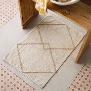 Πατάκι Μπάνιου (60x90) Kentia Loft Veda 12 Ecru