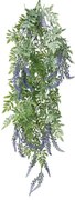 Τεχνητό Κρεμαστό Φυτό Λεβάντα 00-20416 44x80cm Green-Lilac Marhome Συνθετικό Υλικό