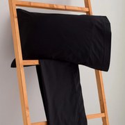 Σεντόνι King Size Με Λάστιχο (180x200+30) Vesta Synthesis New Μαύρο