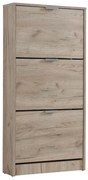 Παπουτσοθήκη Hugo 23 Γκρί Δρύς 67x28x119 εκ. 67x28x119 εκ.