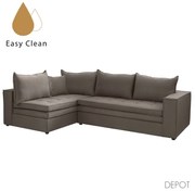 LEVEL ΚΑΝΑΠΕΣ ΓΩΝΙΑ ΑΡΙΣΤΕΡΗ ΚΑΦΕ ΑΝΟΙΧΤΟ 280x180xH80cm 01-2862