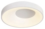 Πλαφονιέρα Οροφής D48x9cm LED 36W 3300lm 3CCT Λευκό Μέταλλο -Ακρυλικό Inlight 42040-White