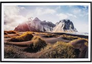 Πίνακας Καμβάς Mountain View Καφέ 180x120εκ. - Μπλε