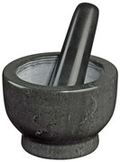 Γουδί με Γουδοχέρι (Σετ 2τμχ) Neptune 420319 13cm Black Cilio Marble