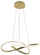 Φωτιστικό Οροφής LED Aca Gordius HM92LEDP48BR Brass