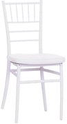 Καρέκλα Catering TIFFANY C21104 με Μαξιλάρι Πολυπροπυλενίου Λευκή 39x47x89Y εκ. 39x47x89 εκ.