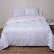 Παπλωματοθήκη Αλίκη (Σετ 2τμχ) Pink Viopros Μονό 160x240cm 100% Βαμβάκι