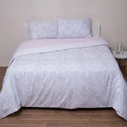 Παπλωματοθήκη Αλίκη (Σετ 2τμχ) Pink Viopros Μονό 160x240cm 100% Cotton