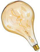 Λαμπτήρας Led Soft Spiral Filament 99175 R170 E27 6W Dimmable Honey GloboStar 6W