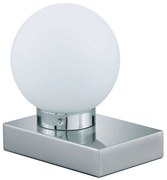 Φωτιστικό Επιτραπέζιο Davi II 590100107 15x12x15cm 1xE14 40W Nickel-White Trio Lighting