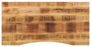Επιφάνεια Γραφείου Καμπύλη 140x60x2,5 εκ Μασίφ Ακατ. Μάνγκο