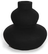 Διακοσμητικό Βάζο Paeon Black (20.5x19) Soulworks 0750004