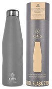 Θερμός-Μπουκάλι Ανοξείδωτο Fjord Grey Flask Save The Aegean Estia 750ml-7,9x7,9x27,8εκ. 01-9823