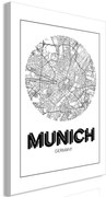 Πίνακας - Retro Munich (1 Part) Vertical - 40x60