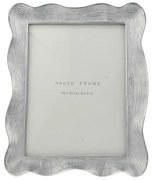 Κορνίζα Polyester Ασημί-Λευκή 15x20εκ. Zen Collection 25.21.51516