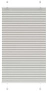 vidaXL Πλισέ περσίδα ανοιχτό γκρι 80x150 cm Πλάτος υφάσματος 79,4 cm