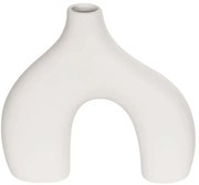 Βάζο Toledo 21251 27x6x24cm White GloboStar Κεραμικό