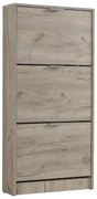 Παπουτσοθήκη Base 13 Γκρί Δρύς 58x18x119 εκ. 58x18x119 εκ.