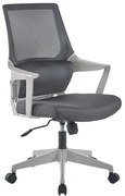 Καρέκλα γραφείου εγρασίας Fragrant pakoworld ύφασμα mesh γκρι