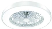 Ανεμιστήρας Οροφής LED 36W Dimmable Φ50 DC22W Aca-FANOKWH10G-Λευκό FANOKWH10G