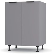 Craft Ντουλάπι Νεροχύτη Γραφίτη 60x48x82cm - LS6082C01