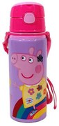 Παγούρι αλουμινίου "Peppa" 600ml με λουράκι