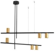 Κρεμαστό Φωτιστικό Οροφής 100-01209-13 Luma-100-01209-13-BLACK-Μαύρο 100-01209-13-BLACK