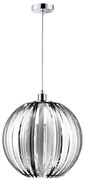 Φωτιστικό Οροφής Zucca 304100106 Ø40x150cm Chrome Trio Lighting Μέταλλο,Ακρυλικό