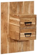 Κομοδίνο 60x32x80 εκ. από Μασίφ Ξύλο Ακακίας