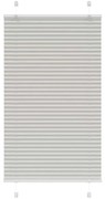 vidaXL Πλισέ περσίδα ανοιχτό γκρι 80x100 cm Πλάτος υφάσματος 79,4 cm