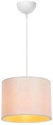Pakoworld Φωτιστικό Οροφής PWL-1115 1xΕ27 Φ22x60εκ Κρεμ-Λευκό 147-000057