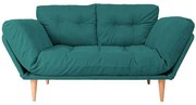 Καναπές - Κρεβάτι Τριθέσιος Nina Daybed 859FTN1353 120x60x40cm Petrol