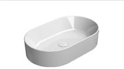 GSI Kube-X Επικαθήμενος Νιπτήρας Πορσελάνης 60 x 37εκ White