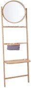 Κρεμάστρα Με Καθρέπτη LM1965 172x48,5cm Natural Leitmotiv Bamboo