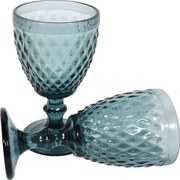 Γυάλινα Ποτήρια Νερού Σετ 6 Τμχ Blue 373-91-994 Glass