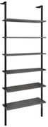 Βιβλιοθήκη Madison 0220244 60x20x183cm Anthracite-Black