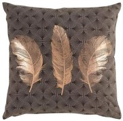 Μαξιλάρι Διακοσμητικό (Με Γέμιση) 027.1609456 Brown-Black 45X45 Πολυέστερ