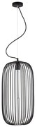 Φωτιστικό Οροφής Med 77-8230 30x30x150cm 1xE27 60W Black Homelighting