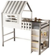 Intrahome ΠΑΙΔΙΚΟ ΚΡΕΒΑΤΙ τ.RUSCASABLANCALTCASABLANCAIENKUCASABLANCALCASABLANCA_LUMPURURG ΜΕ ΠΛΑΙΝΑ ΡΑΦΙΑ HOMI ΞΥΛΟ ΠΕΥΚΟΥ ΛΕΥΚΟ-ΓΚΡΙ-ΣΤΡΩΜΑ 90x190εκ intraho-1610946