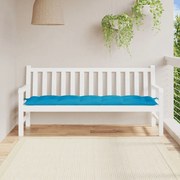 vidaXL Μαξιλάρι Πάγκου Κήπου Γαλάζιο 180x50x7 εκ. Ύφασμα Oxford