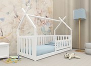 Κρεβάτι  Montessori Tipi  Bodzio  από μασίφ ξύλο White  90×200cm (Δώρο 10% Έκπτωση στο Στρώμα)