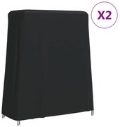 vidaXL Κάλυμμα Τραπεζιού Ping Pong 2 τεμ. 165x70x185εκ 420D Ύφ. Oxford