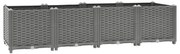 vidaXL Ζαρντινιέρα 160 x 40 x 38 εκ. από Πολυπροπυλένιο