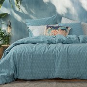 Σεντόνια Sorento Με Λάστιχο (Σετ 4τμχ) Blue Nef-Nef Homeware King Size 180x232cm 100% Βαμβάκι