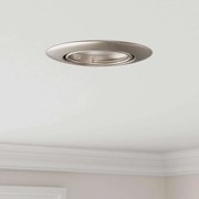 Spotlights με προβολείς 24 pcs Ασημί 9 x 9 εκ. Μέταλλο