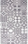 Χαλάκι Κουζίνας Canvas 214 W Grey-White Royal Carpet 60X90cm