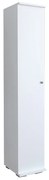 Ντουλάπι-στήλη Juan pakoworld λευκό 30x35x177εκ - 120-000238 - 120-000238