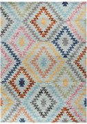 Χαλί Palmas 37933-131 Blue-Multi Merinos 200X290cm